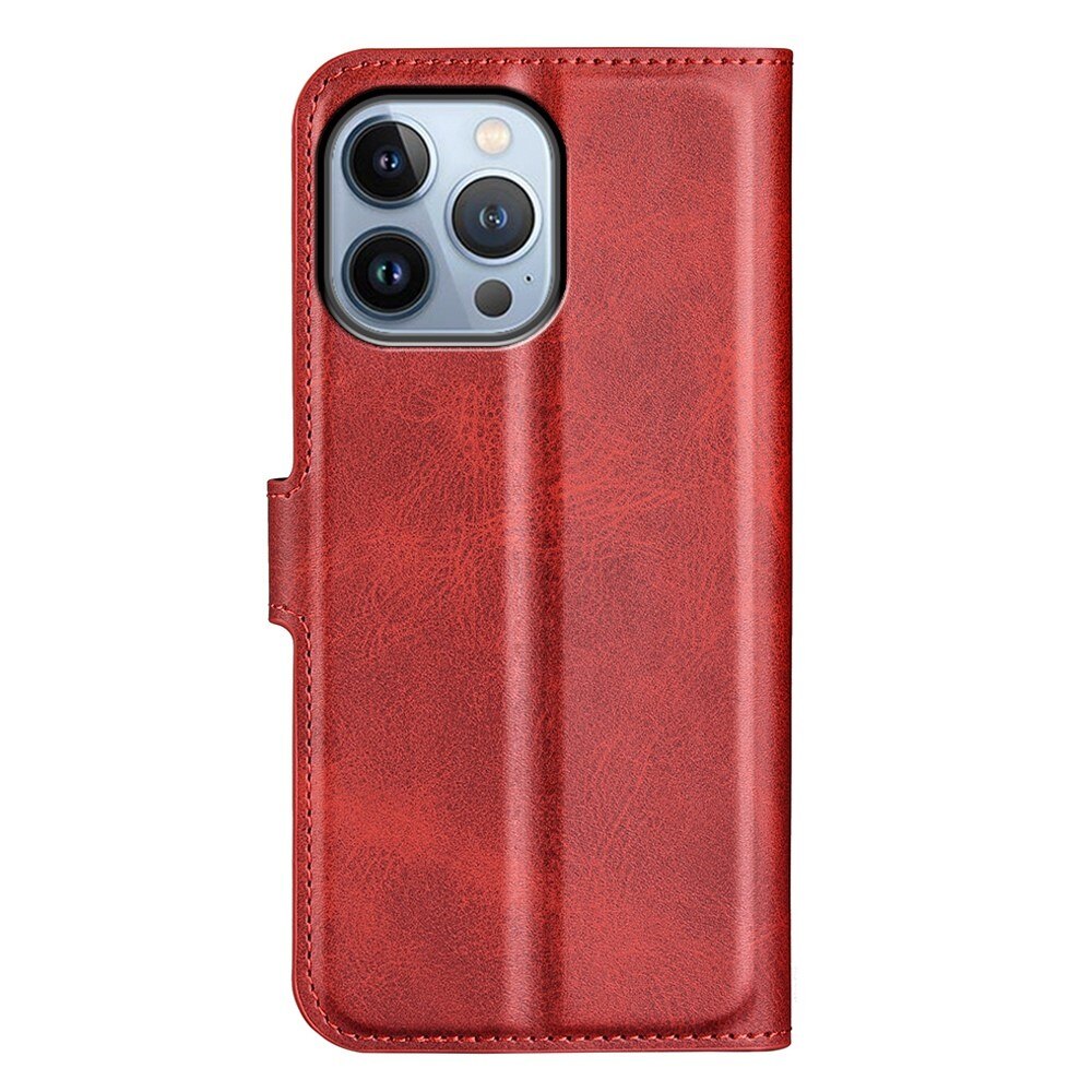 Cover portafoglio Leather Wallet iPhone 14 Pro Max Red