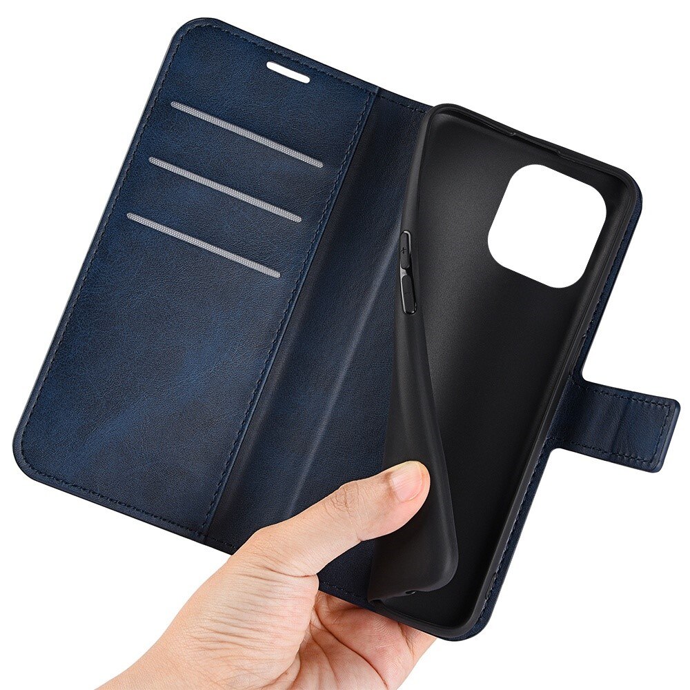 Cover portafoglio Leather Wallet iPhone 14 Pro Max Blue