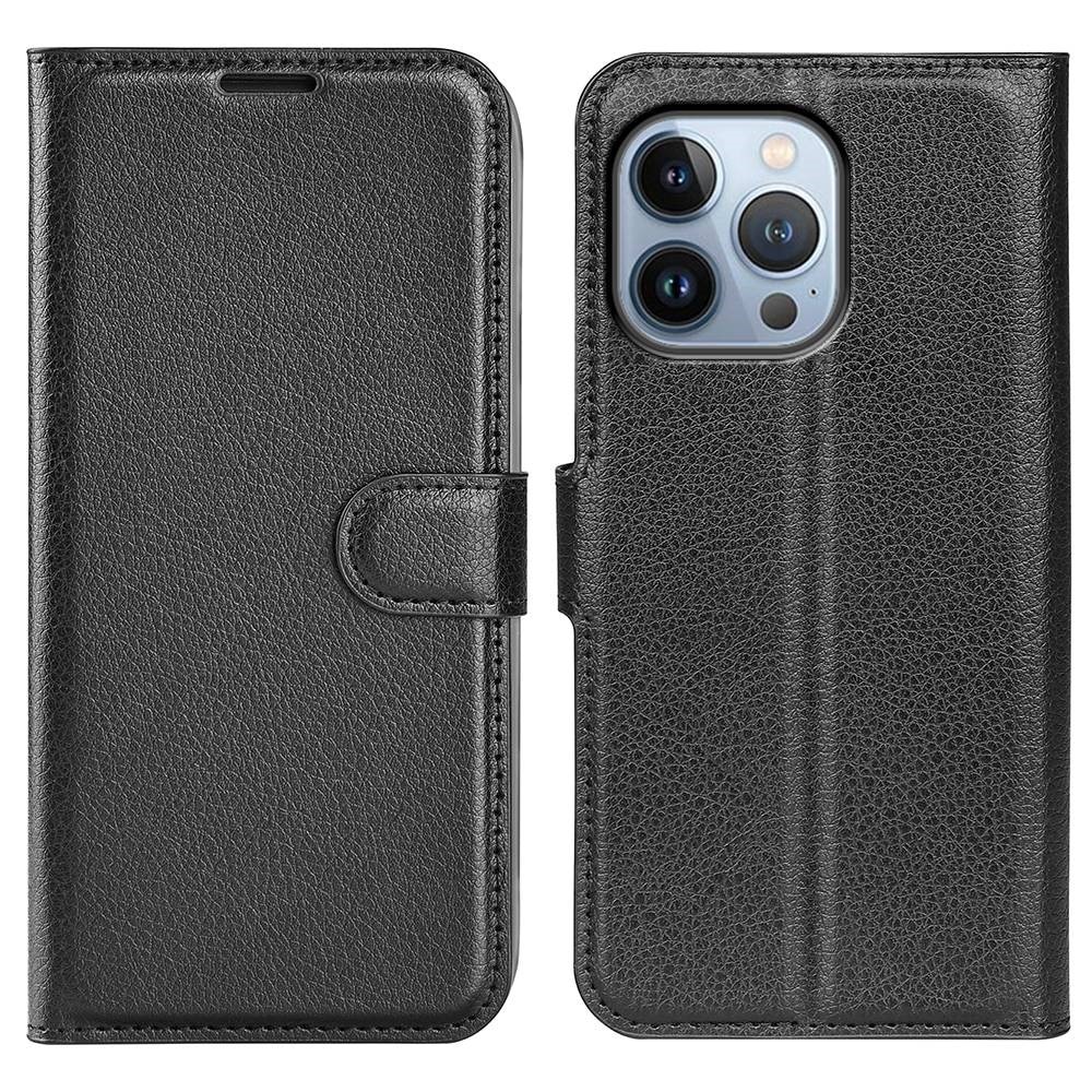 Cover portafoglio iPhone 15 Pro nero