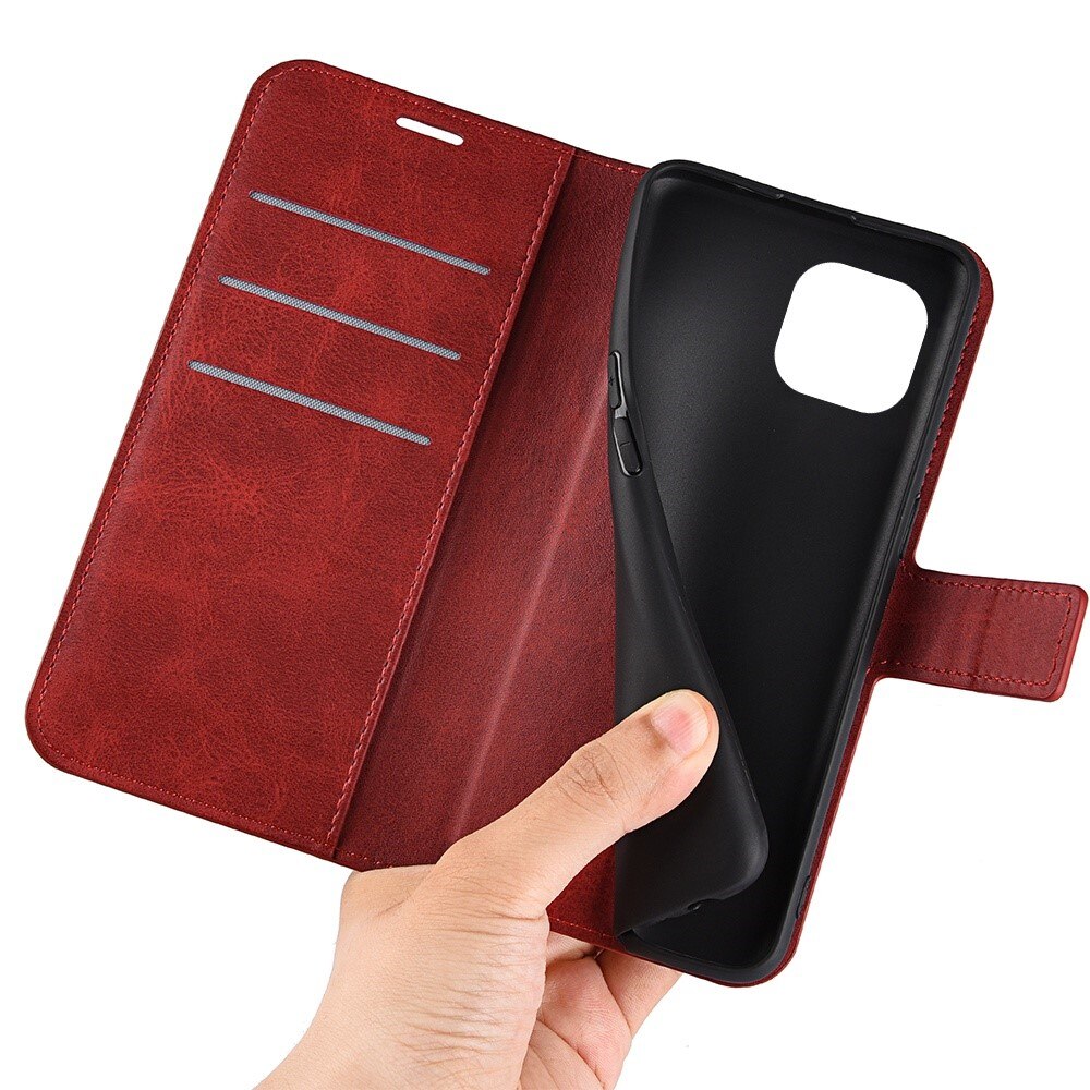 Cover portafoglio Leather Wallet iPhone 14 Red