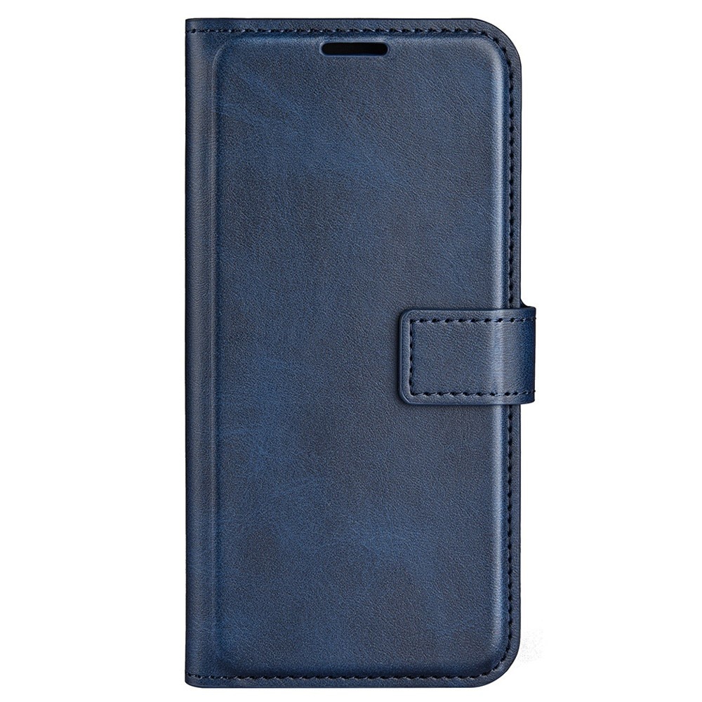 Cover portafoglio Leather Wallet iPhone 14 Plus Blue
