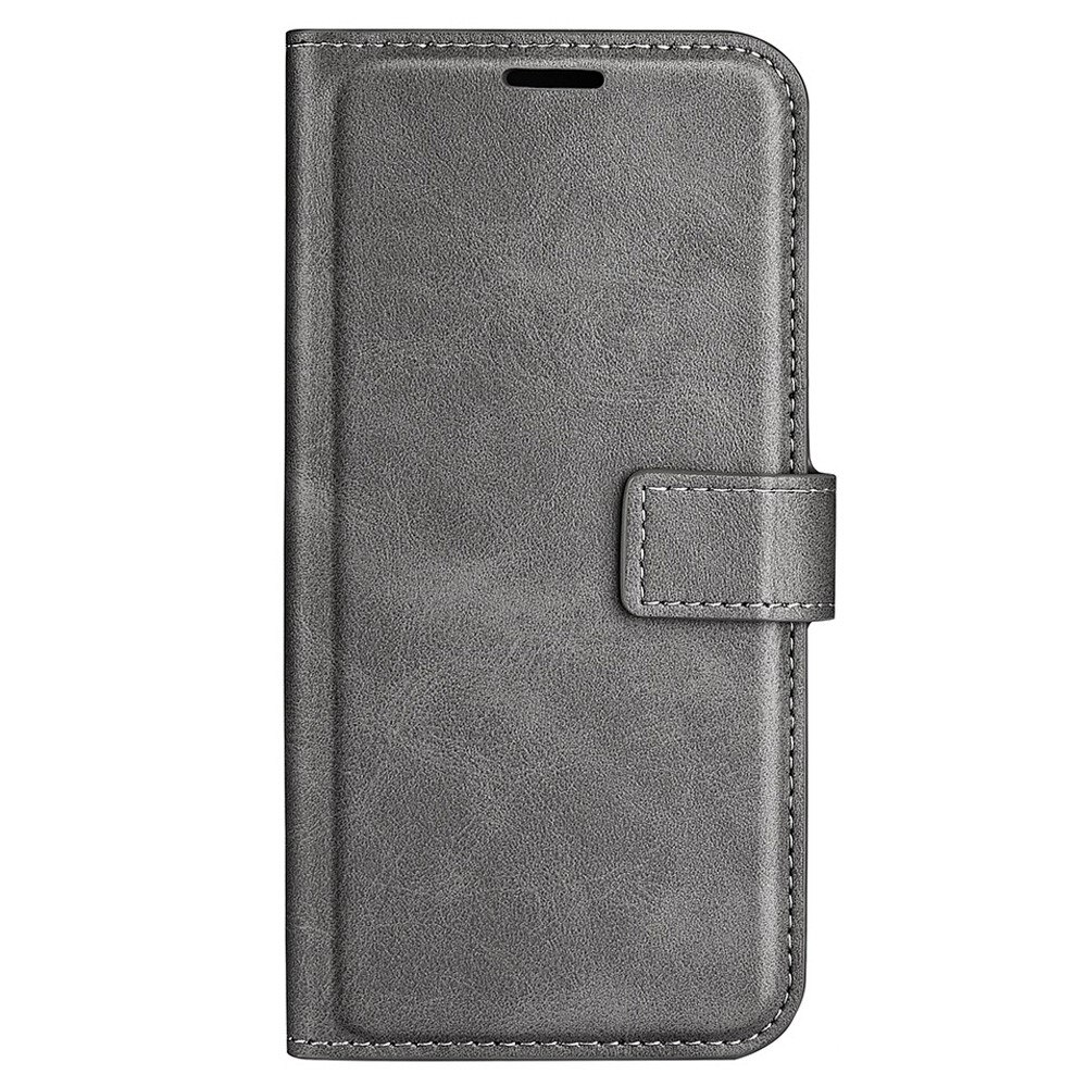 Cover portafoglio Leather Wallet iPhone 14 Plus Grey