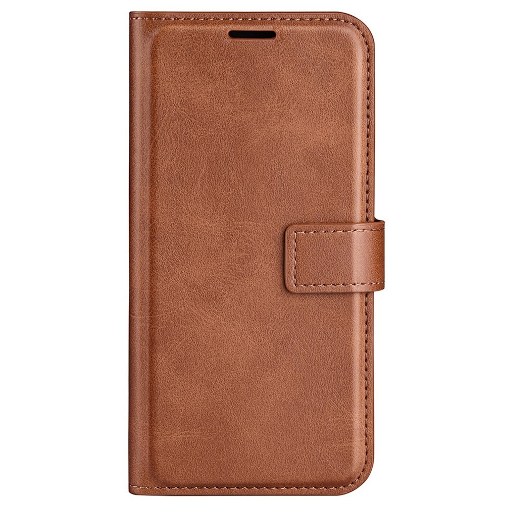 Cover portafoglio Leather Wallet iPhone 14 Plus Brown