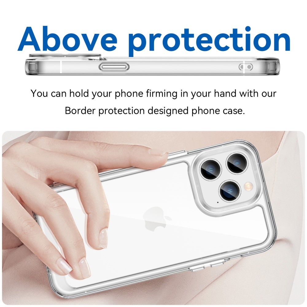 Cover ibrido Crystal Hybrid per iPhone 14 Pro Max, trasparente