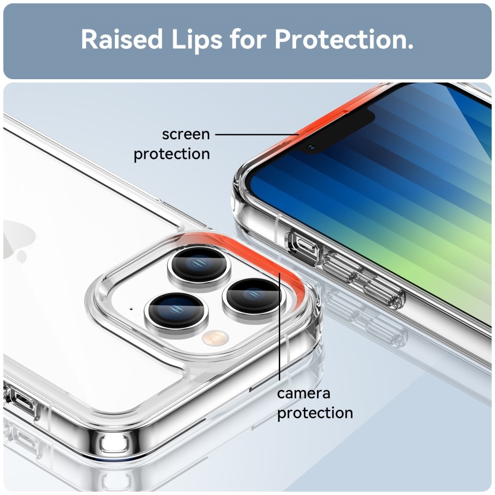 Cover ibrido Crystal Hybrid per iPhone 14 Pro, trasparente