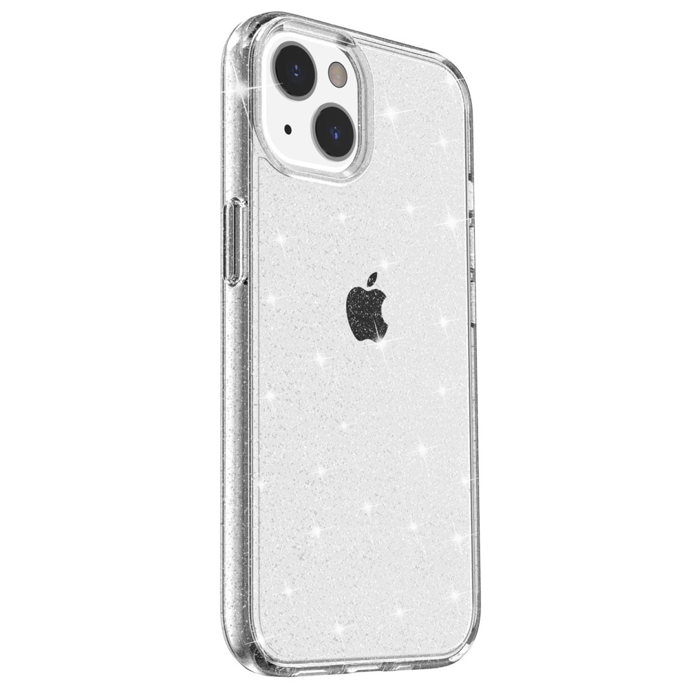 Cover Liquid Glitter iPhone 14 Plus Trasparente