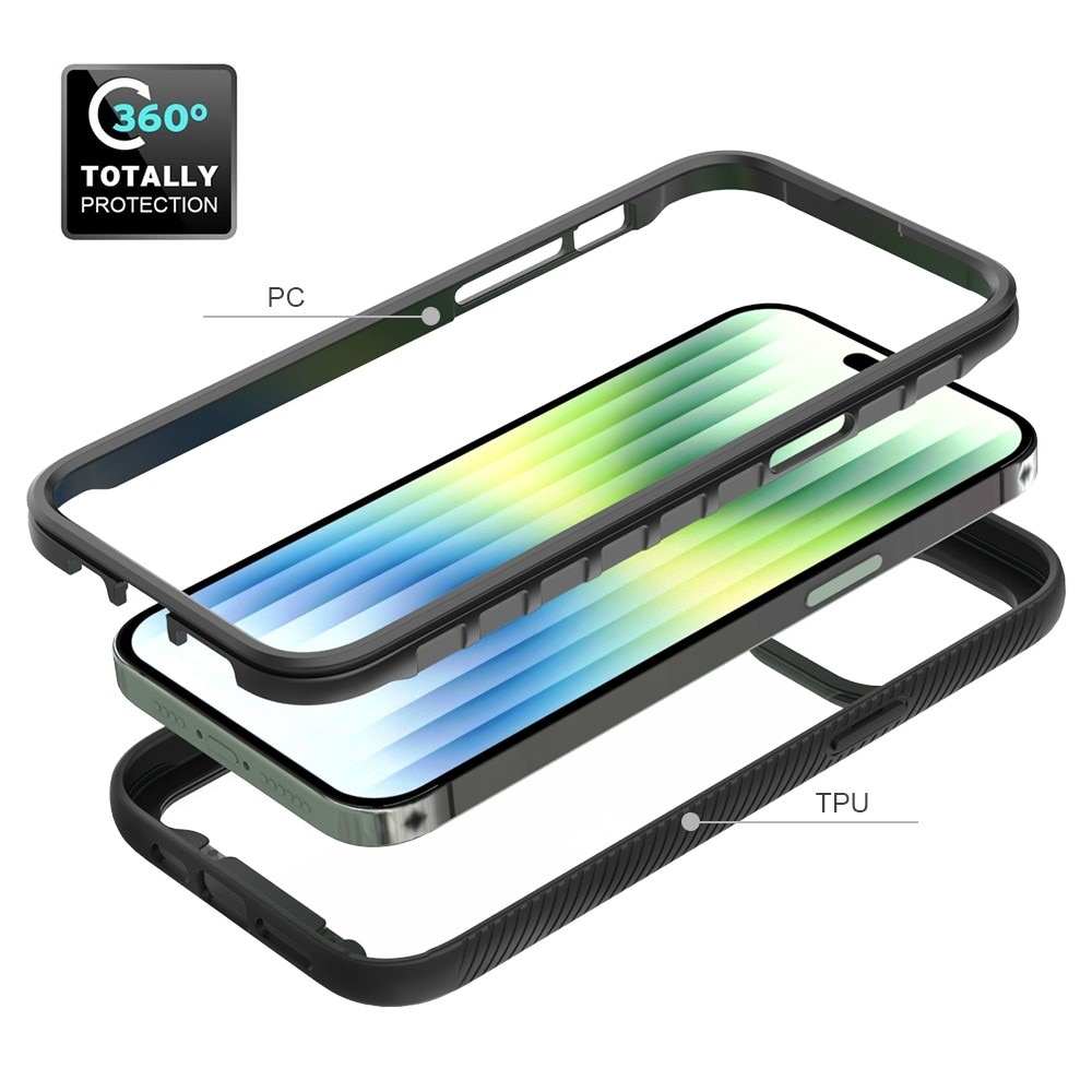 Cover protezione totale iPhone 14 Plus Nero