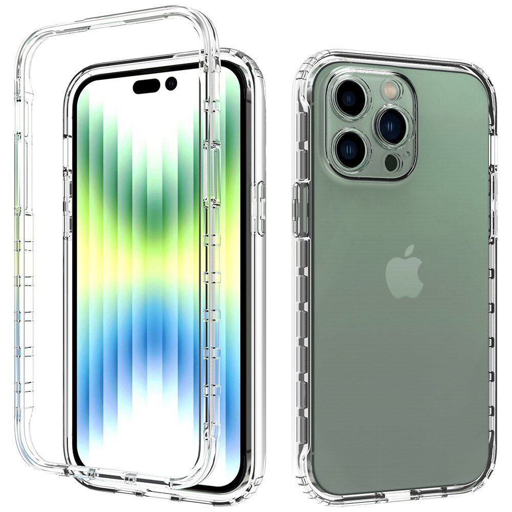 Cover protezione totale iPhone 14 Pro Max Trasparente