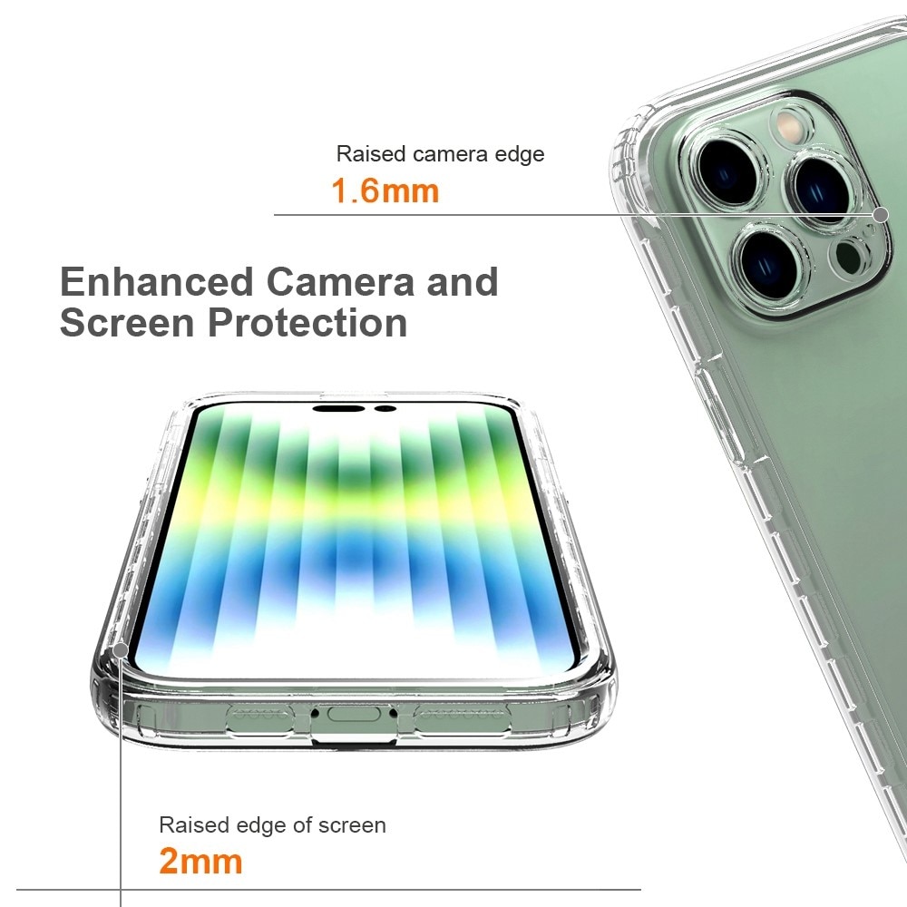 Cover protezione totale iPhone 14 Pro Max Trasparente