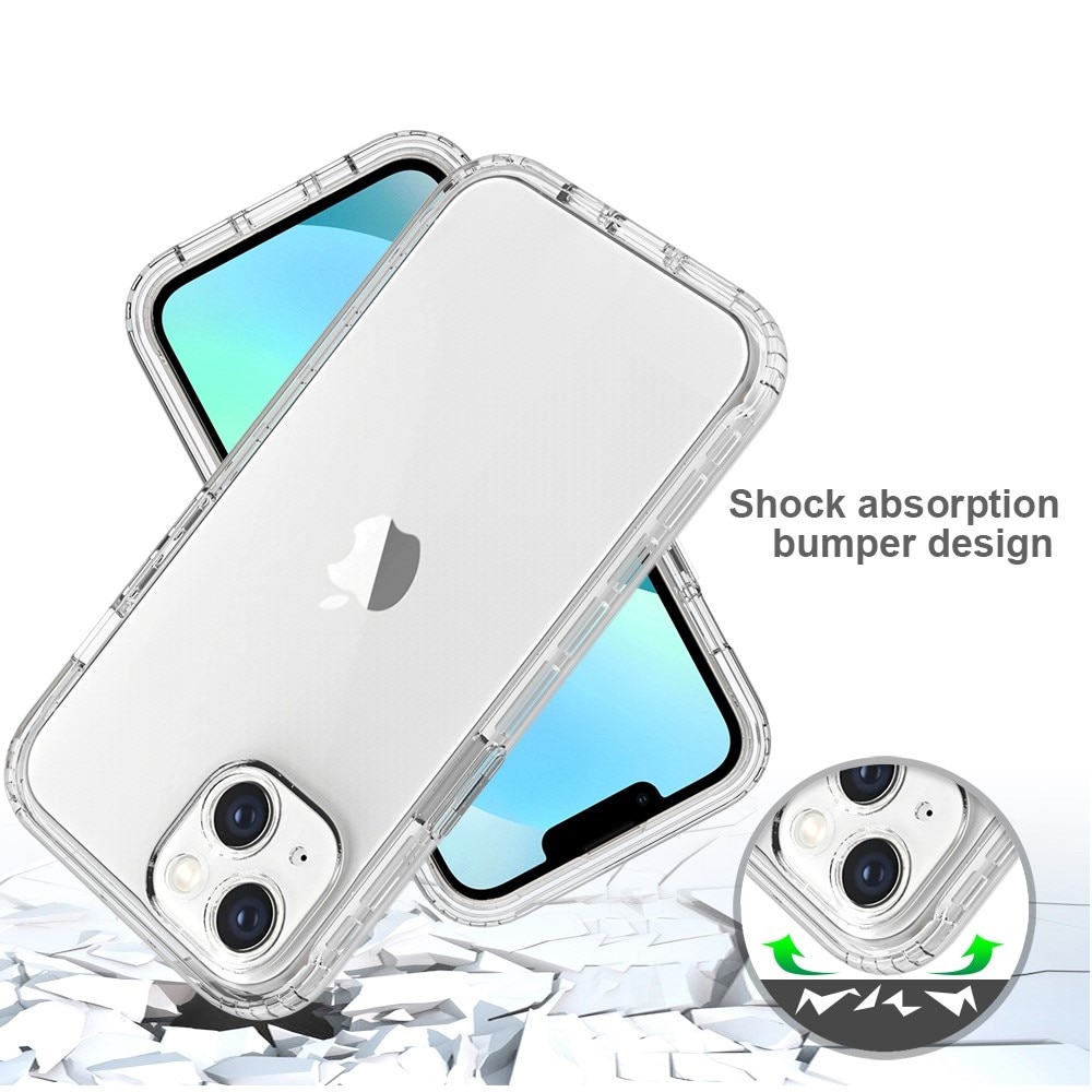 Cover protezione totale iPhone 14 Trasparente