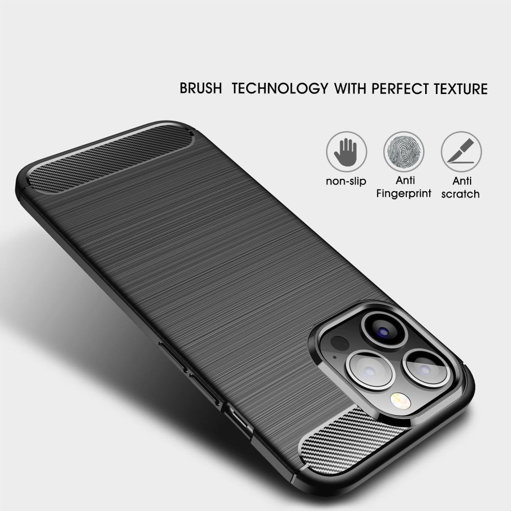 Cover Brushed TPU Case iPhone 14 Pro Max Black