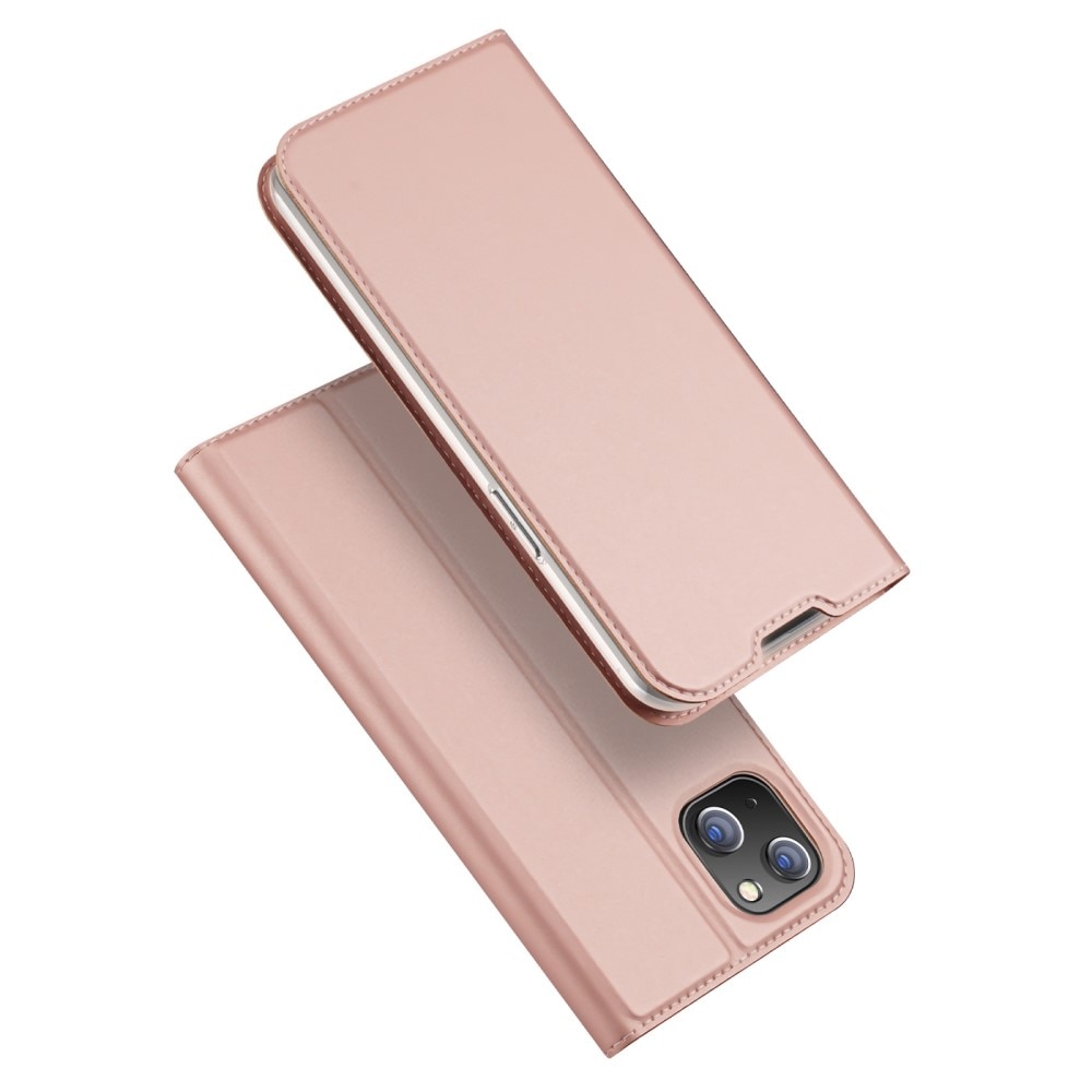 Cover portafoglio Skin Pro Series iPhone 14 Plus Rose Gold