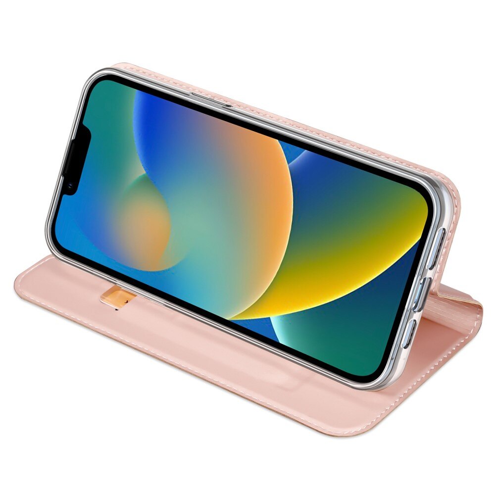 Cover portafoglio Skin Pro Series iPhone 14 Plus Rose Gold