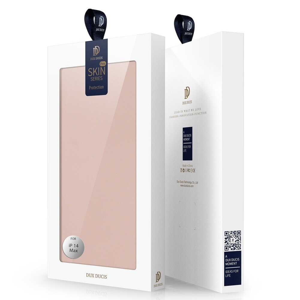 Cover portafoglio Skin Pro Series iPhone 14 Plus Rose Gold