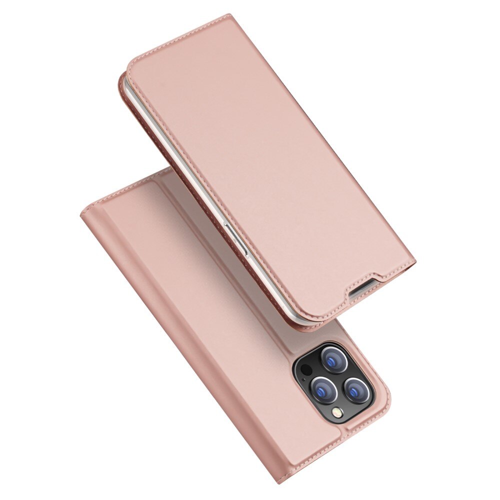 Cover portafoglio Skin Pro Series iPhone 14 Pro Rose Gold