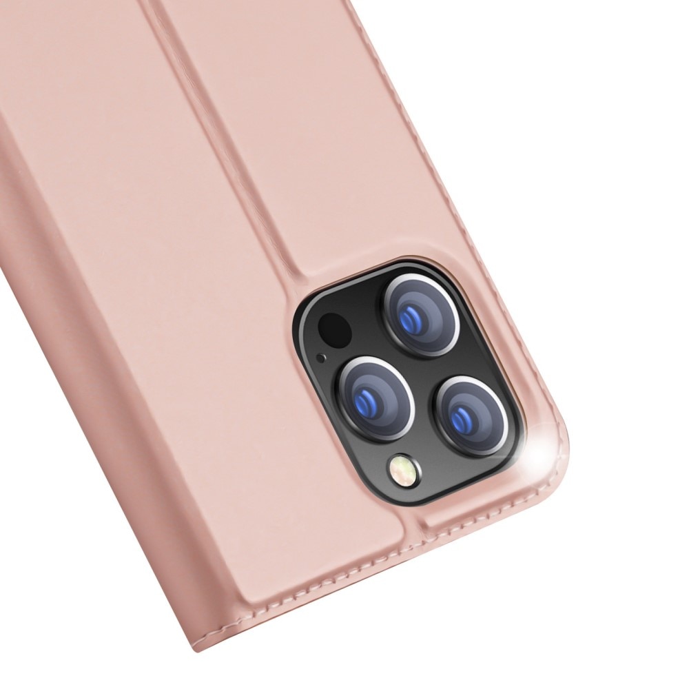 Cover portafoglio Skin Pro Series iPhone 14 Pro Rose Gold