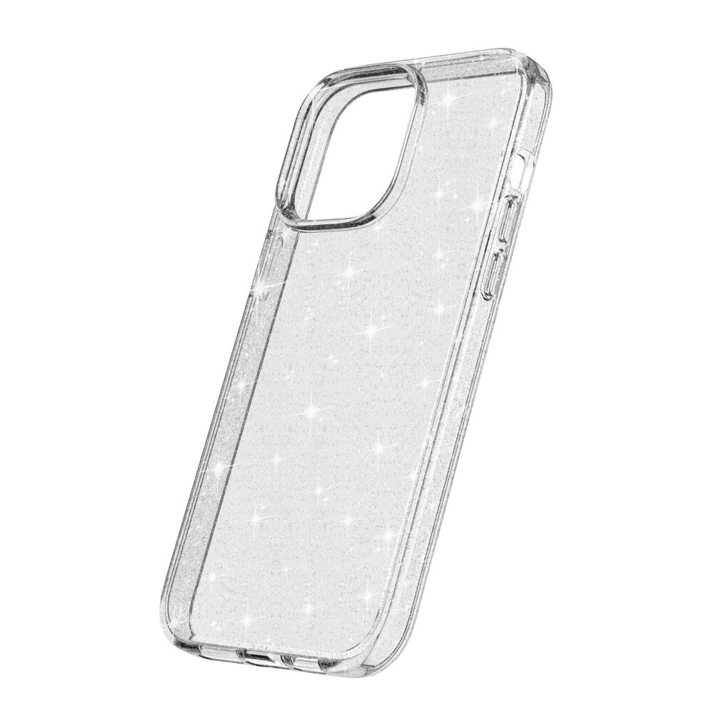 Cover Liquid Glitter iPhone 15 Pro trasparente