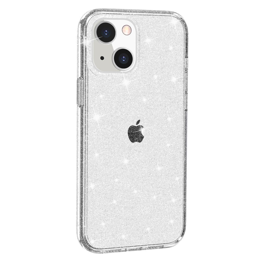 Cover Liquid Glitter iPhone 15 Plus trasparente