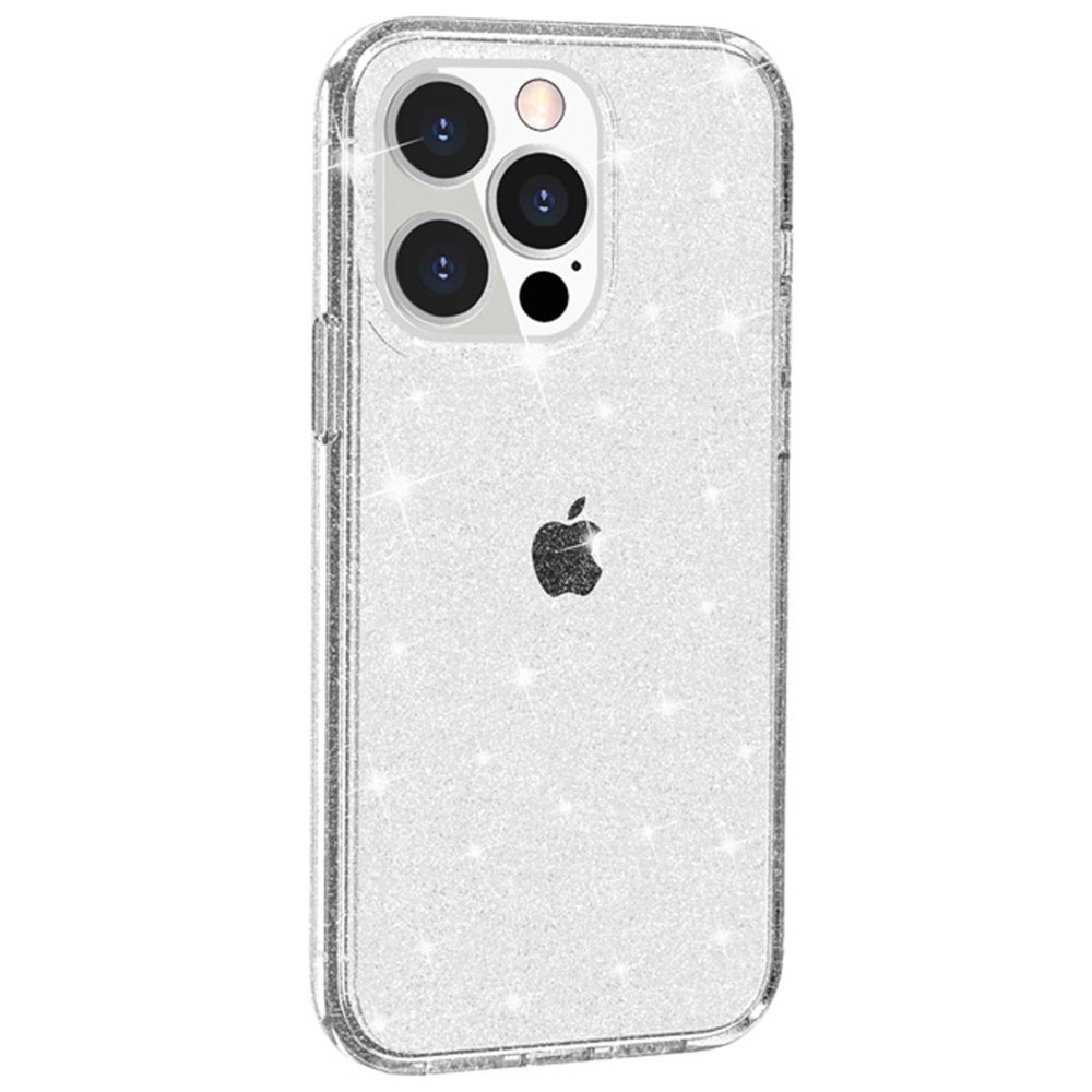 Cover Liquid Glitter iPhone 15 Pro Max trasparente