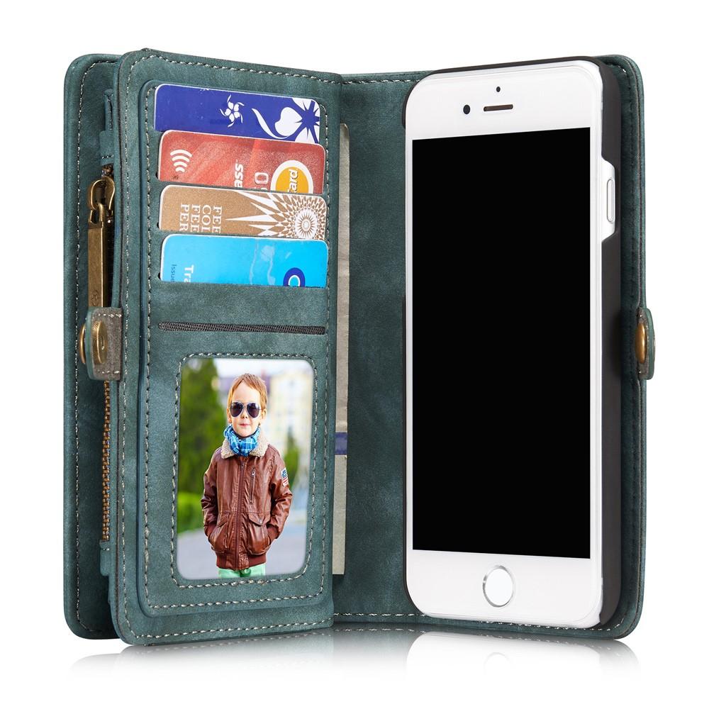 Cover portafoglio Multi-Slot iPhone 8 blu