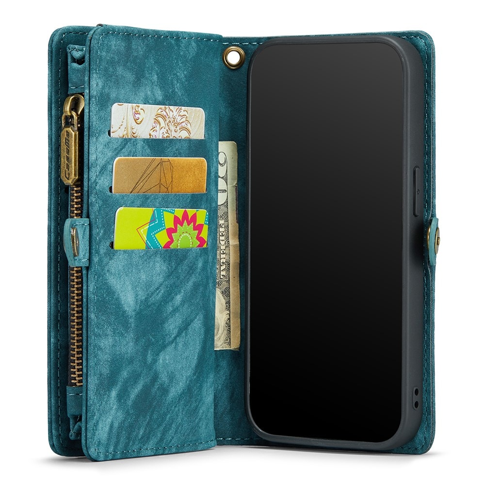 Cover portafoglio Multi-Slot iPhone 7 Plus/8 Plus Blu