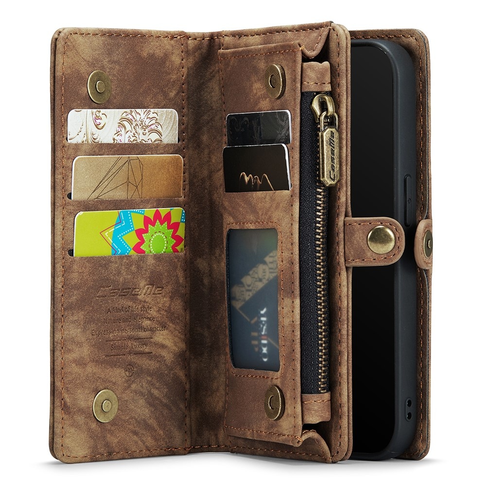 Cover portafoglio Multi-Slot iPhone 7 Plus/iPhone 8 Plus Marrone