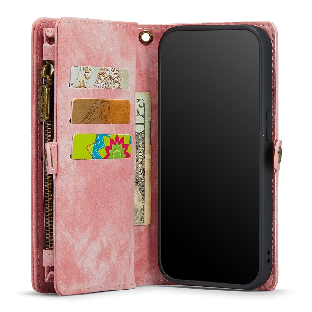 Cover portafoglio Multi-Slot iPhone 7 Plus/iPhone 8 Plus Rosa