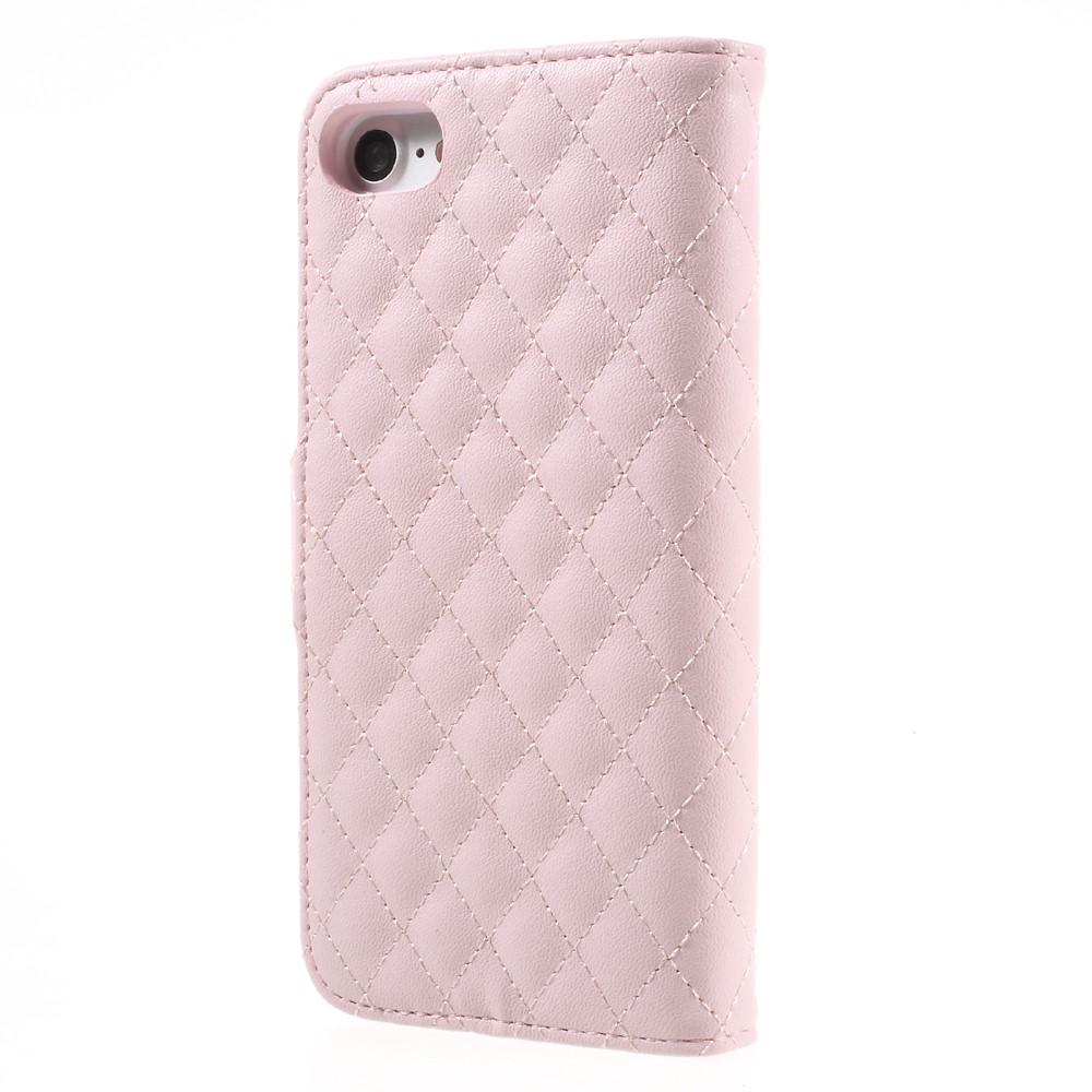 Custodie a portafoglio iPhone 8 Rosa trapuntato