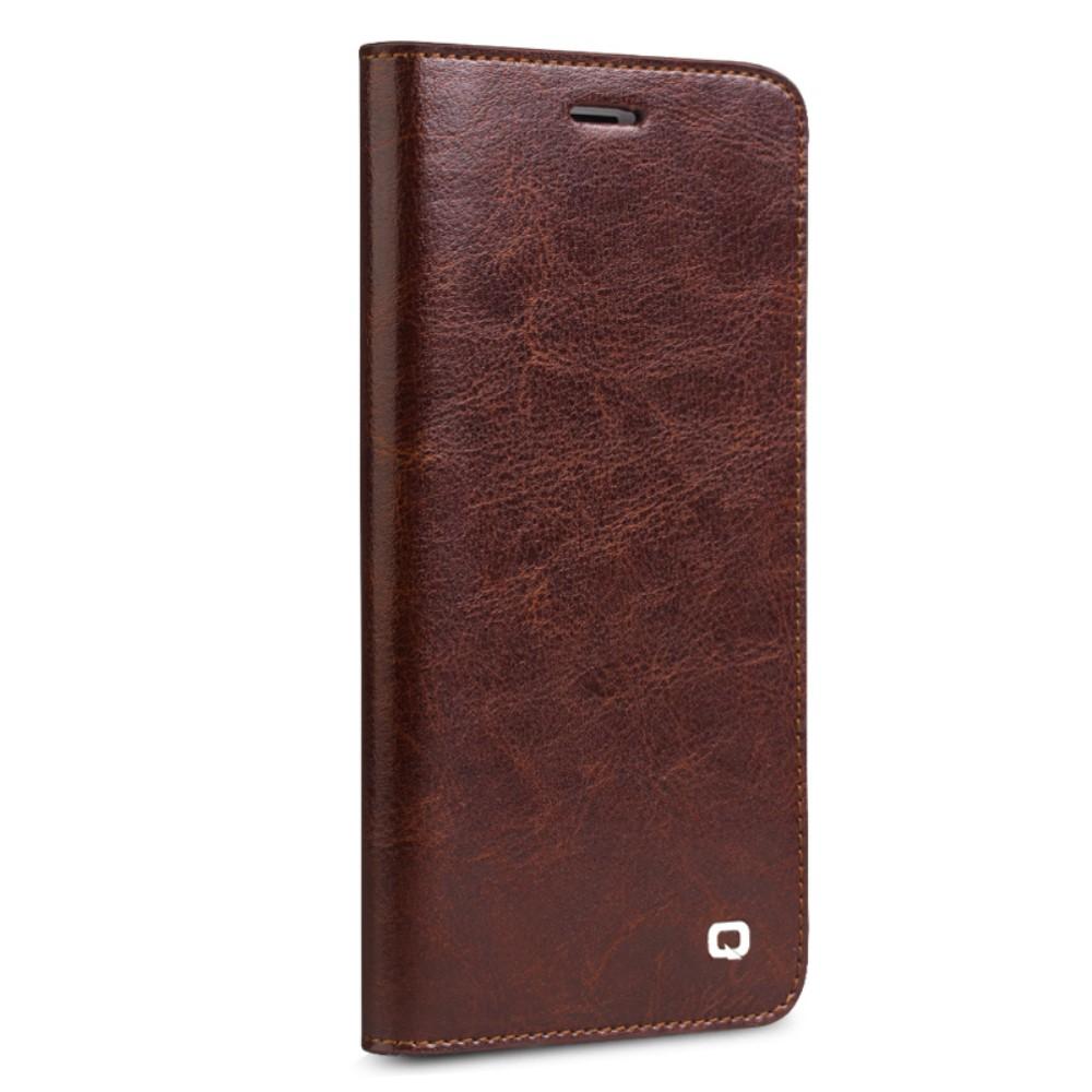 Leather Wallet Case iPhone SE (2020) Brown