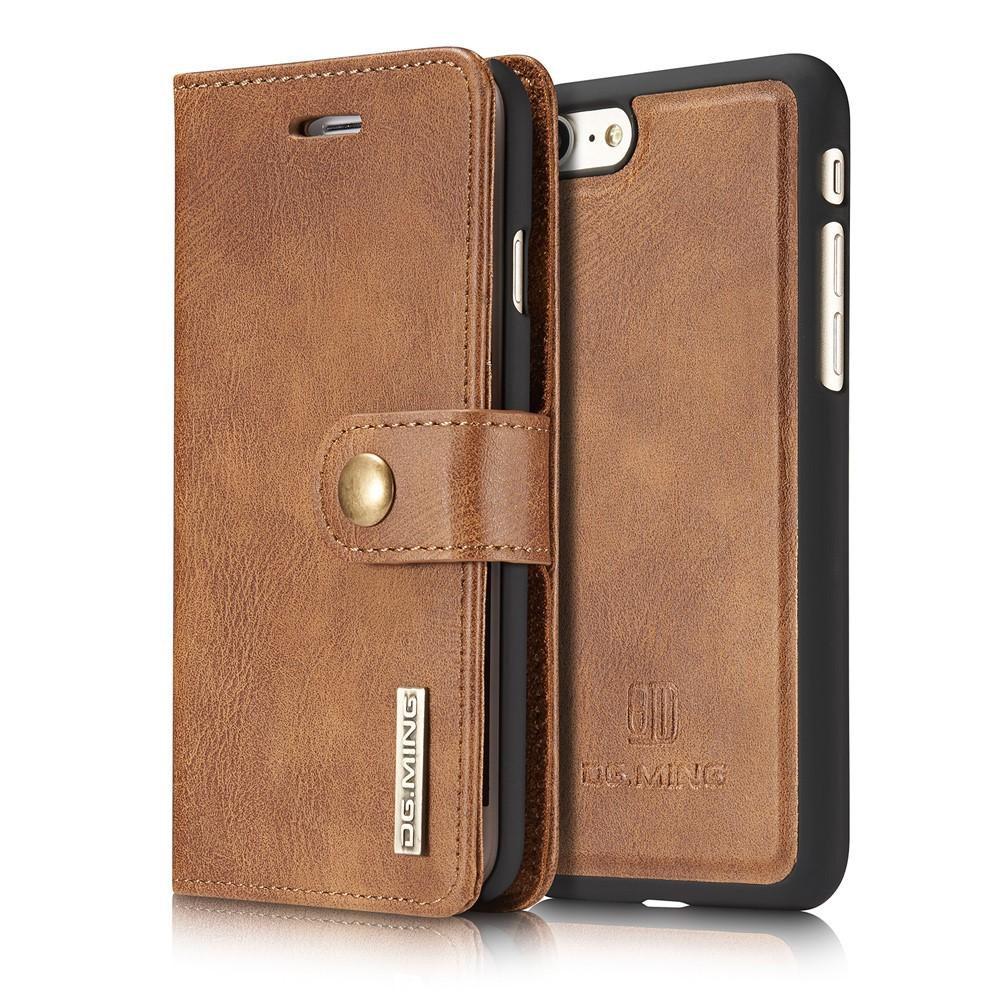 Cover portafoglio Magnet Wallet iPhone SE (2022) Cognac