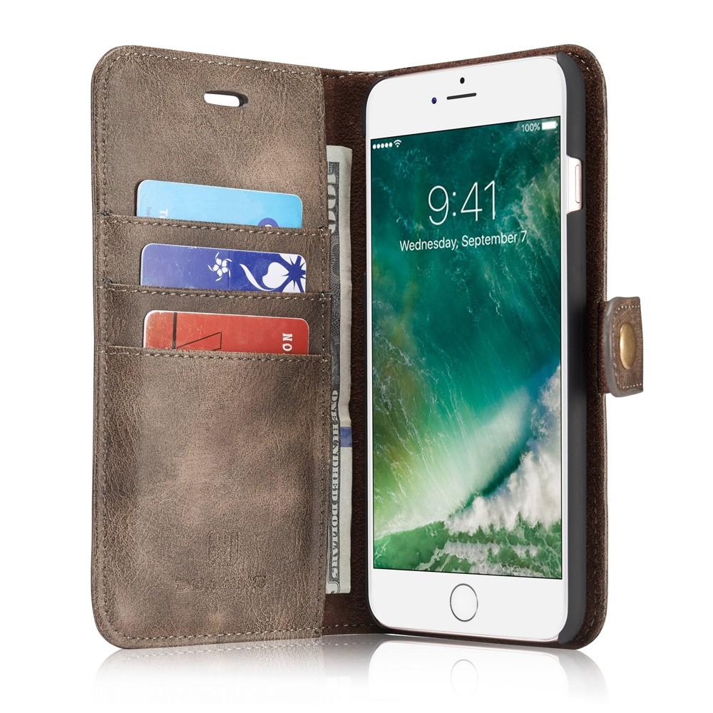 Cover portafoglio Magnet Wallet iPhone 7 Plus/8 Plus Brown