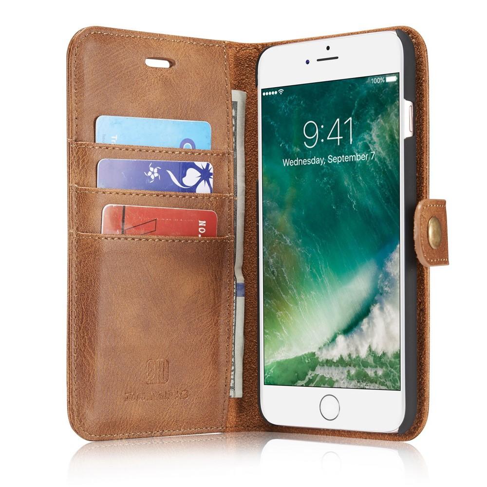 Cover portafoglio Magnet Wallet iPhone 7 Plus/8 Plus Cognac