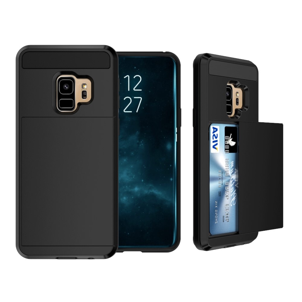 Cover portacarte Samsung Galaxy S9 Nero