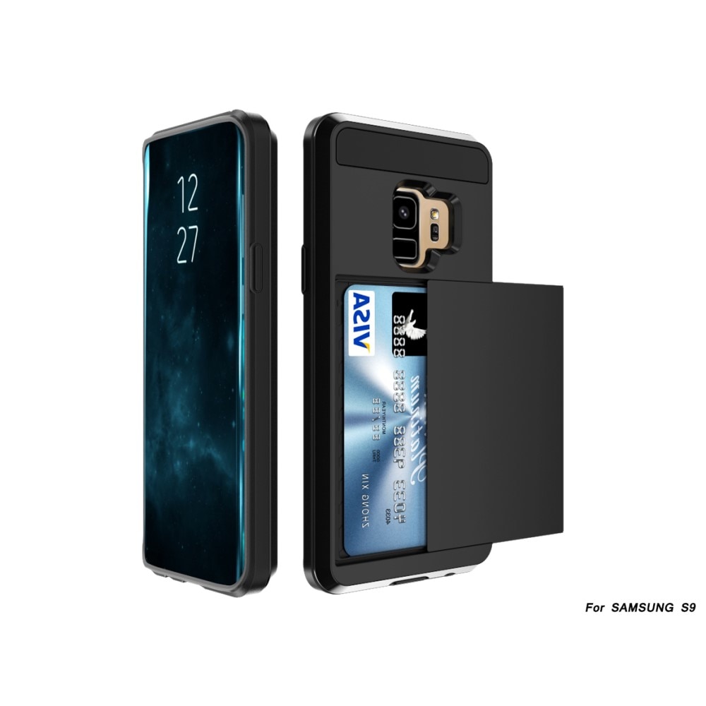 Cover portacarte Samsung Galaxy S9 Nero