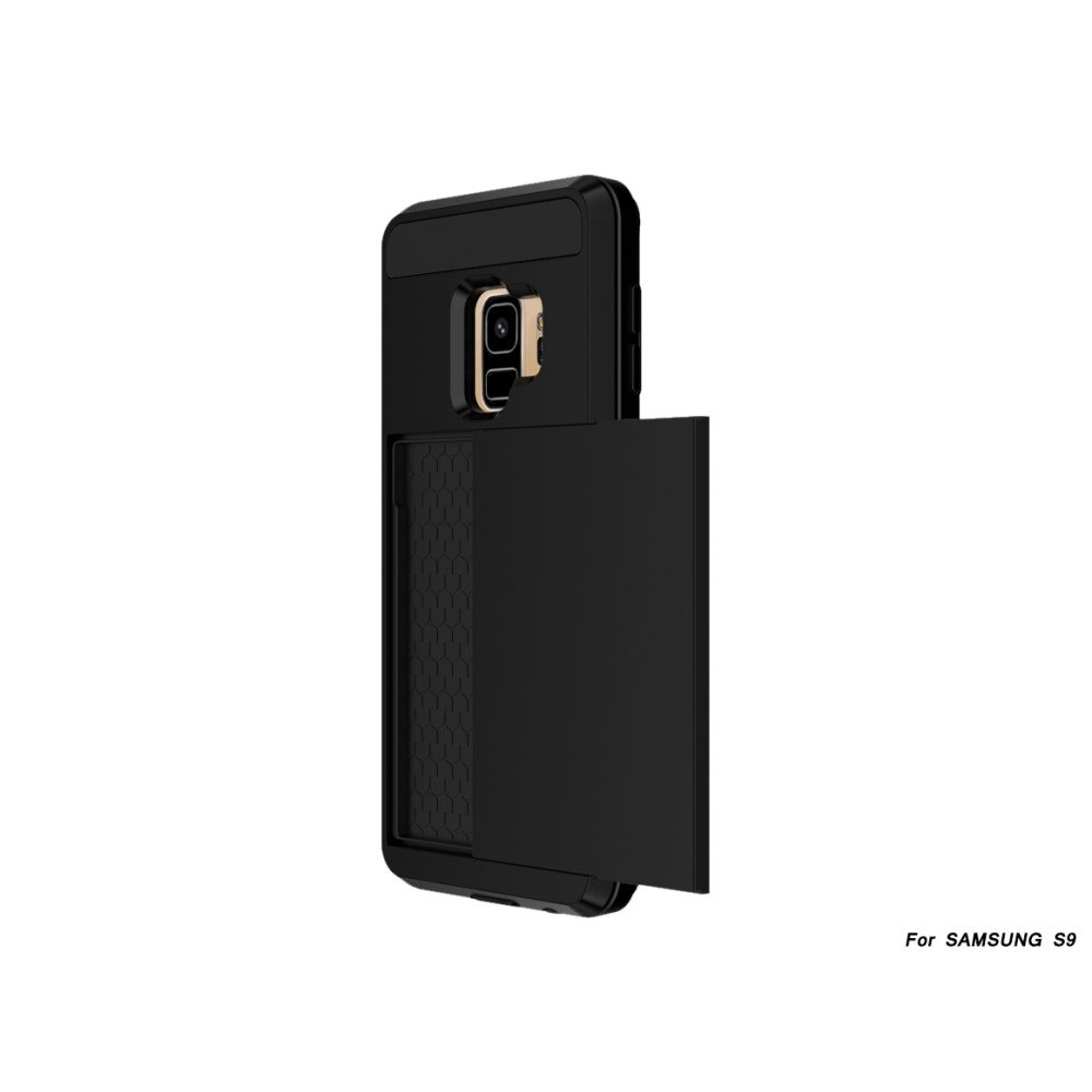 Cover portacarte Samsung Galaxy S9 Nero