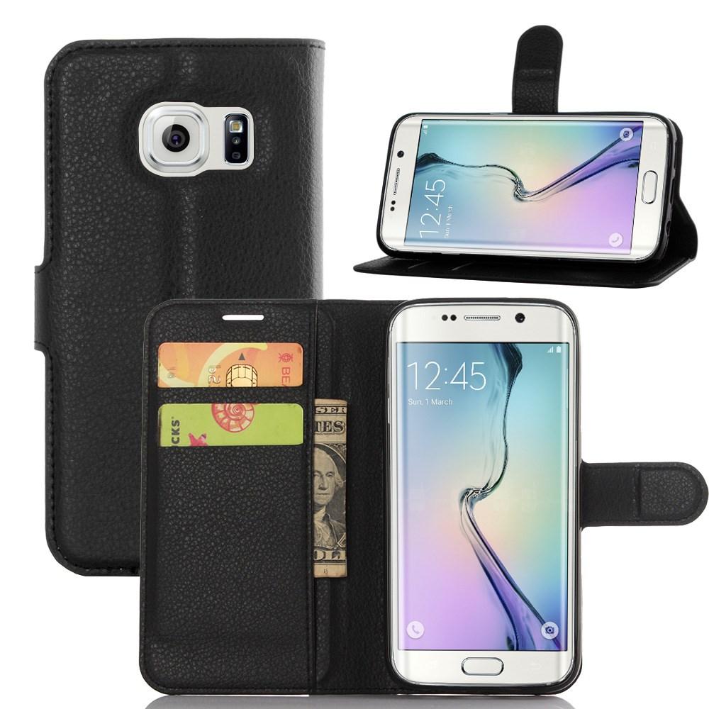 Cover portafoglio Samsung Galaxy S7 Edge Nero