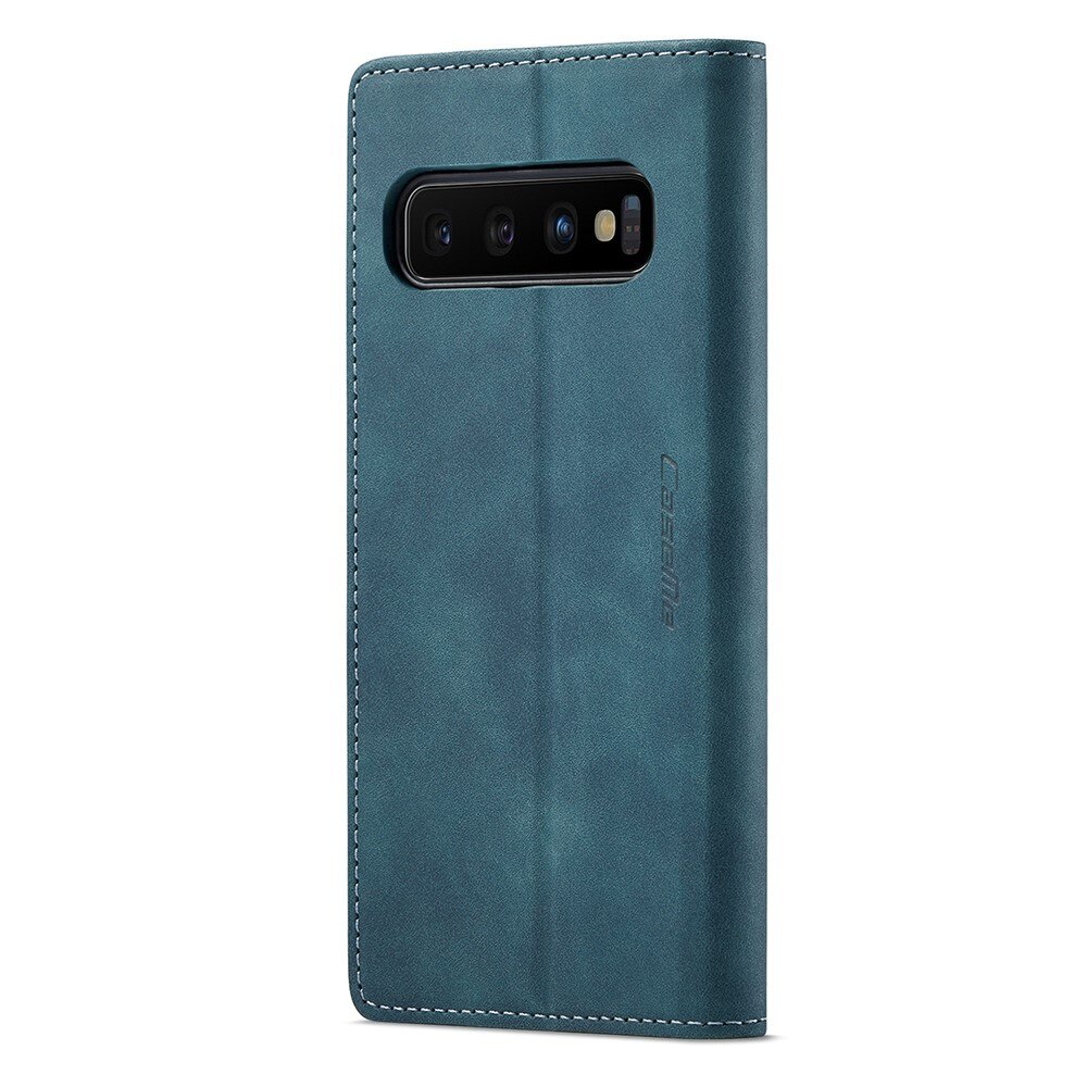 Custodie a portafoglio sottili Samsung Galaxy S10 Blu