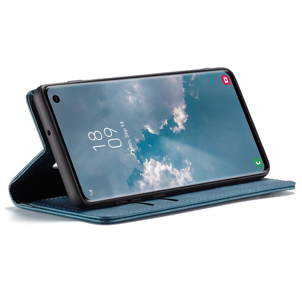 Custodie a portafoglio sottili Samsung Galaxy S10 Blu