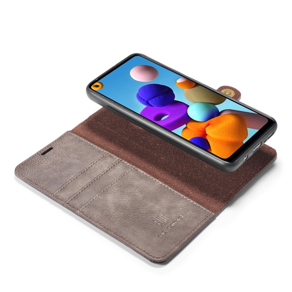 Cover portafoglio Magnet Wallet Samsung Galaxy A21s Brown