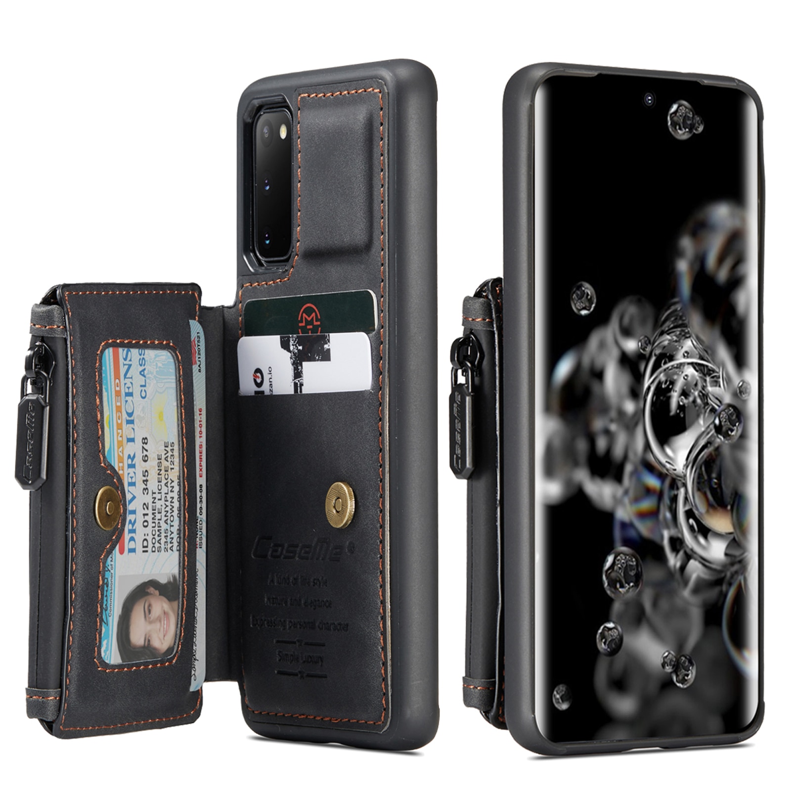 Cover Multi-Slot Samsung Galaxy S20 Nero