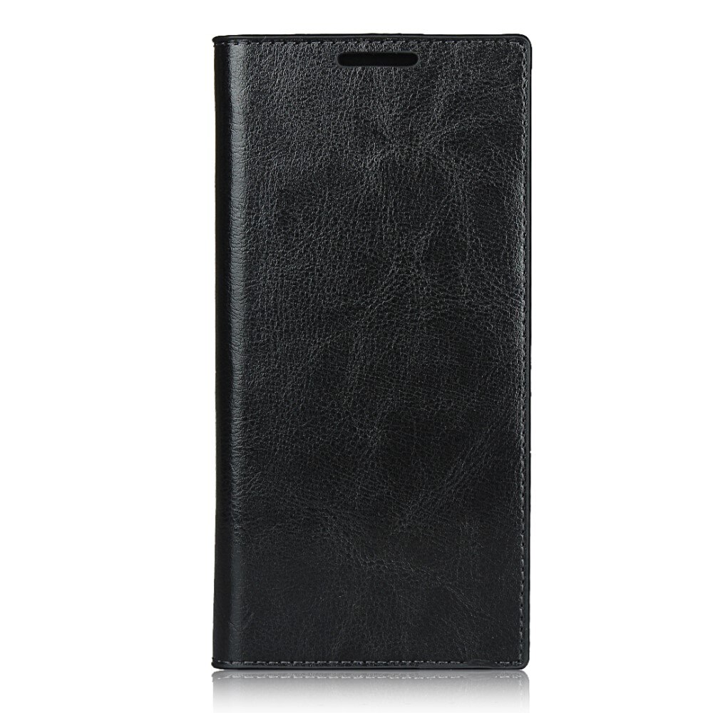 Cover Portafoglio in vera pelle Samsung Galaxy Note 20 Ultra nero