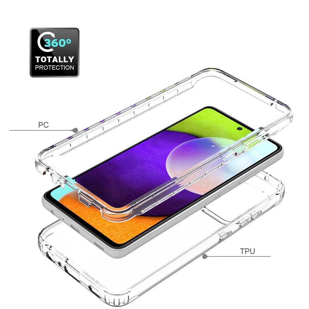 Cover protezione totale Samsung Galaxy A52/A52s trasparente