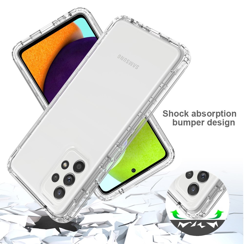 Cover protezione totale Samsung Galaxy A52/A52s trasparente