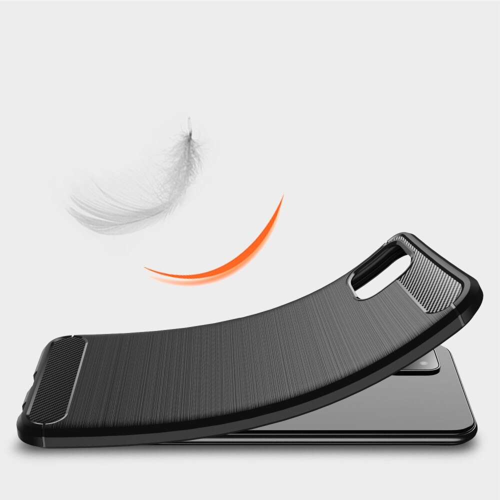 Cover TPU Brushed Samsung Galaxy A22 5G Nero