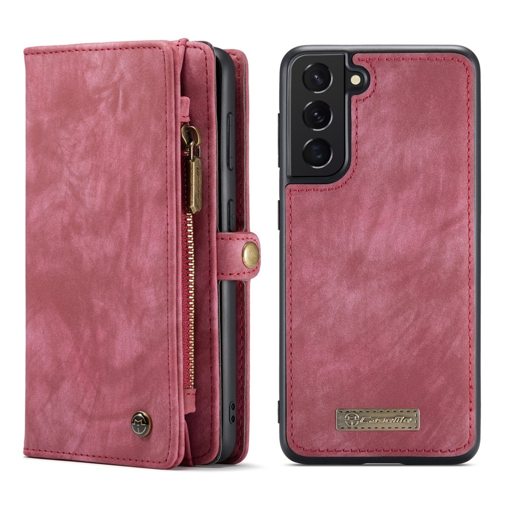 Cover portafoglio Multi-Slot Samsung Galaxy S21 FE Rosso