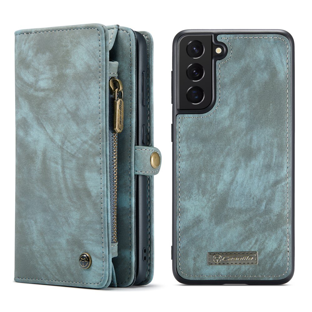 Cover portafoglio Multi-Slot Samsung Galaxy S21 FE Blu