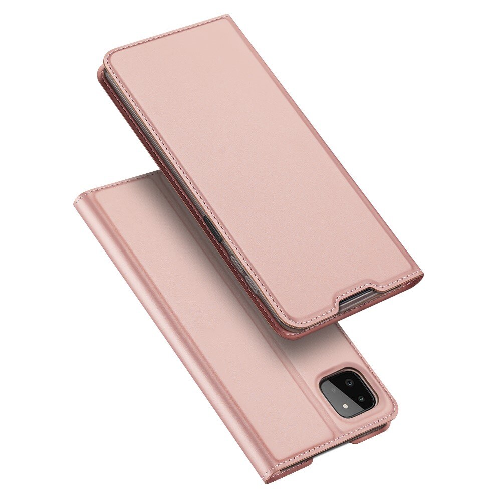 Cover portafoglio Skin Pro Series Samsung Galaxy A22 5G Rose Gold