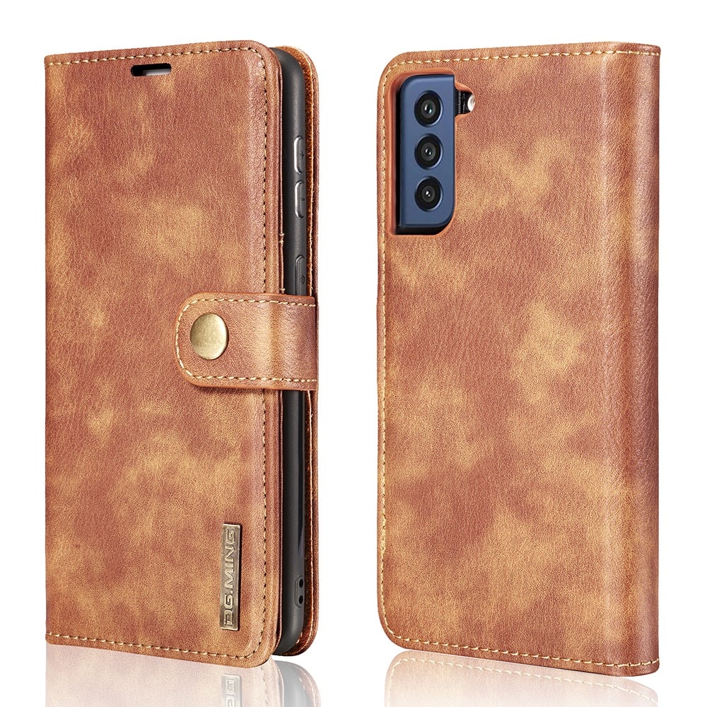 Cover portafoglio Magnet Wallet Samsung Galaxy S21 FE Cognac