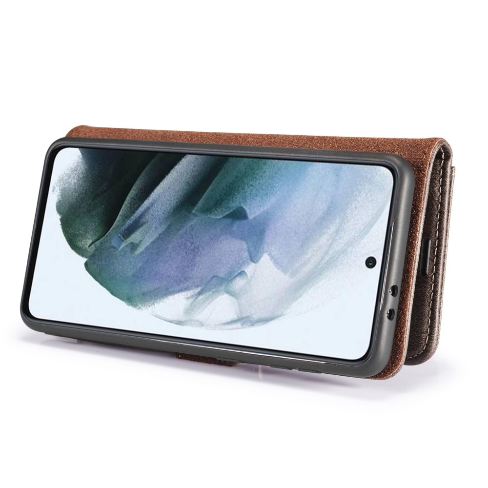 Cover portafoglio Magnet Wallet Samsung Galaxy S21 FE Brown