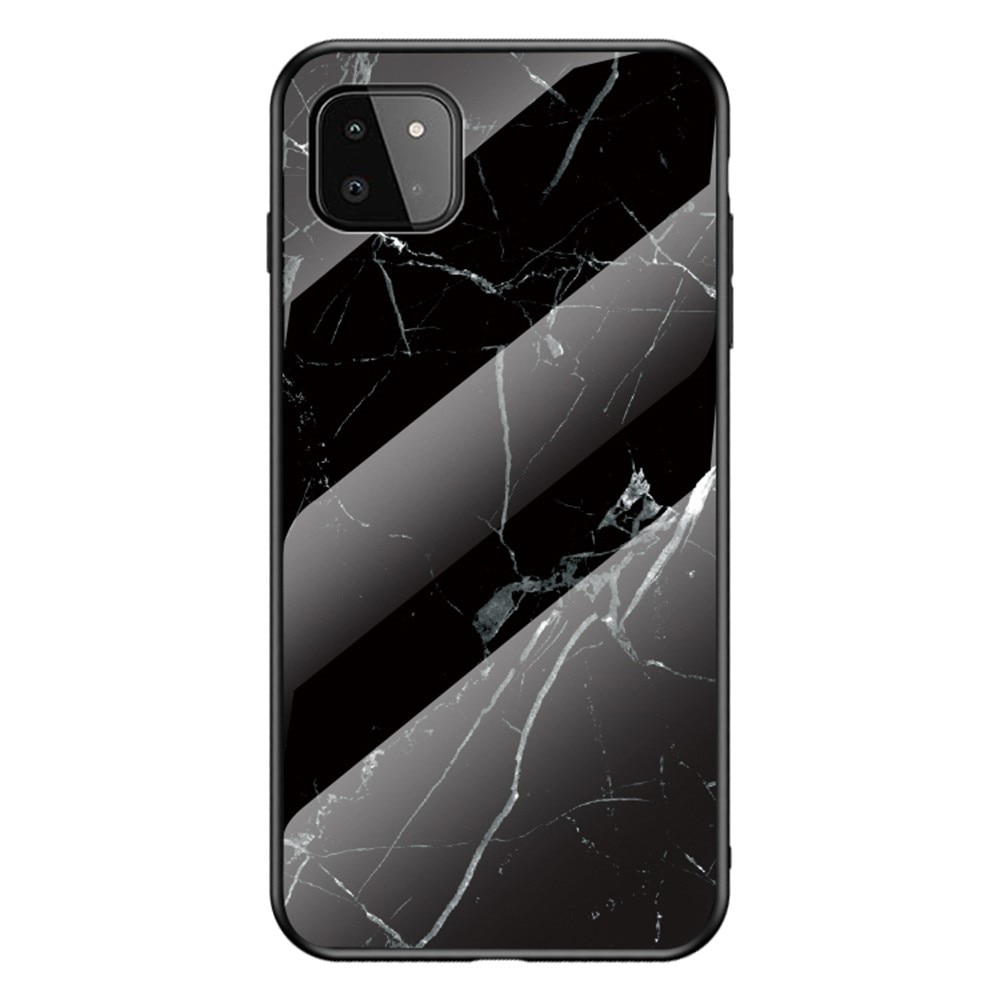 Custodia in vetro temperato Samsung Galaxy A22 5G Marmo Nero